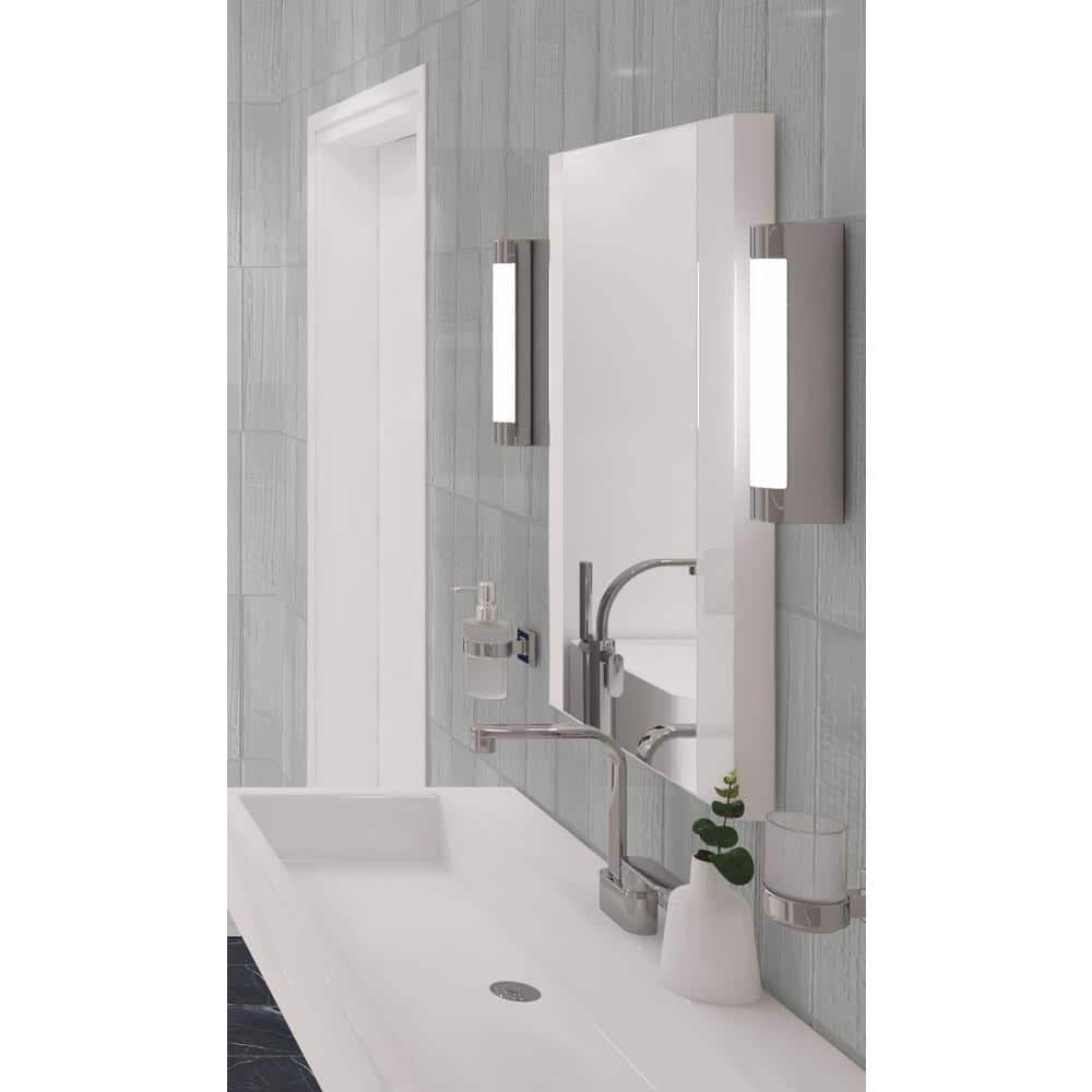 Perfecto Marvelli 4'' x 16'' Gray Ceramic Subway Tile