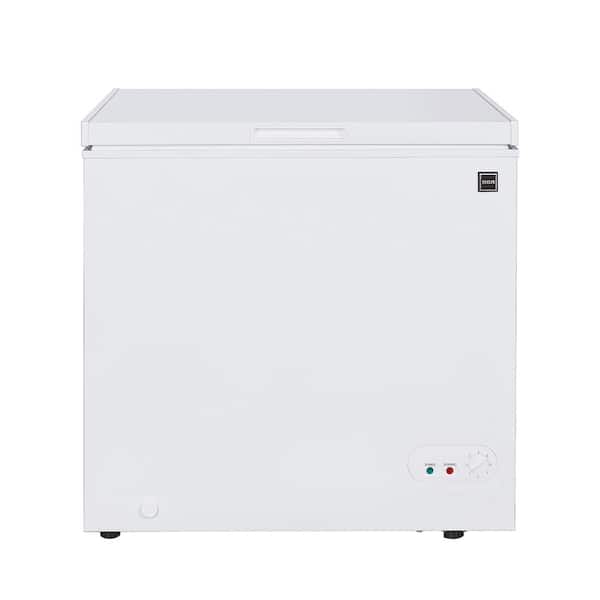 RCA 7.0 cu. ft. Manual Defrost Chest Freezer in white