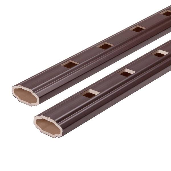 Marquee Railing 6 ft. Composite Dark Walnut Stair Rail Kit