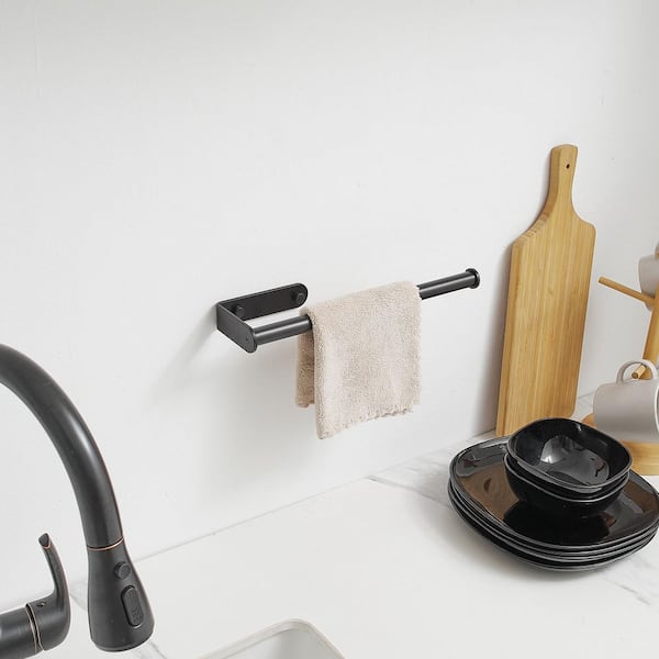 Koovon Paper Towel Holder Wall Mount, Self-Adhesive Under Cabinet Pape –  KOOVON