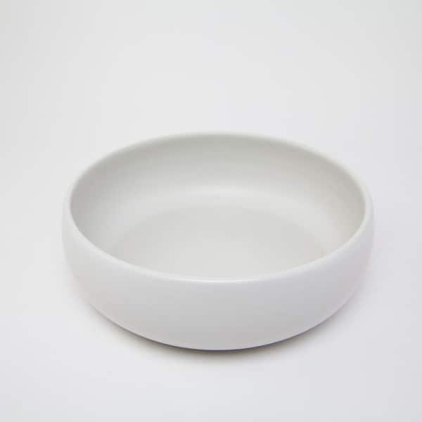 Carthage.Co La Marsa Stoneware 12 fl. oz. Fruit Plate, Chalk (Set of 4)