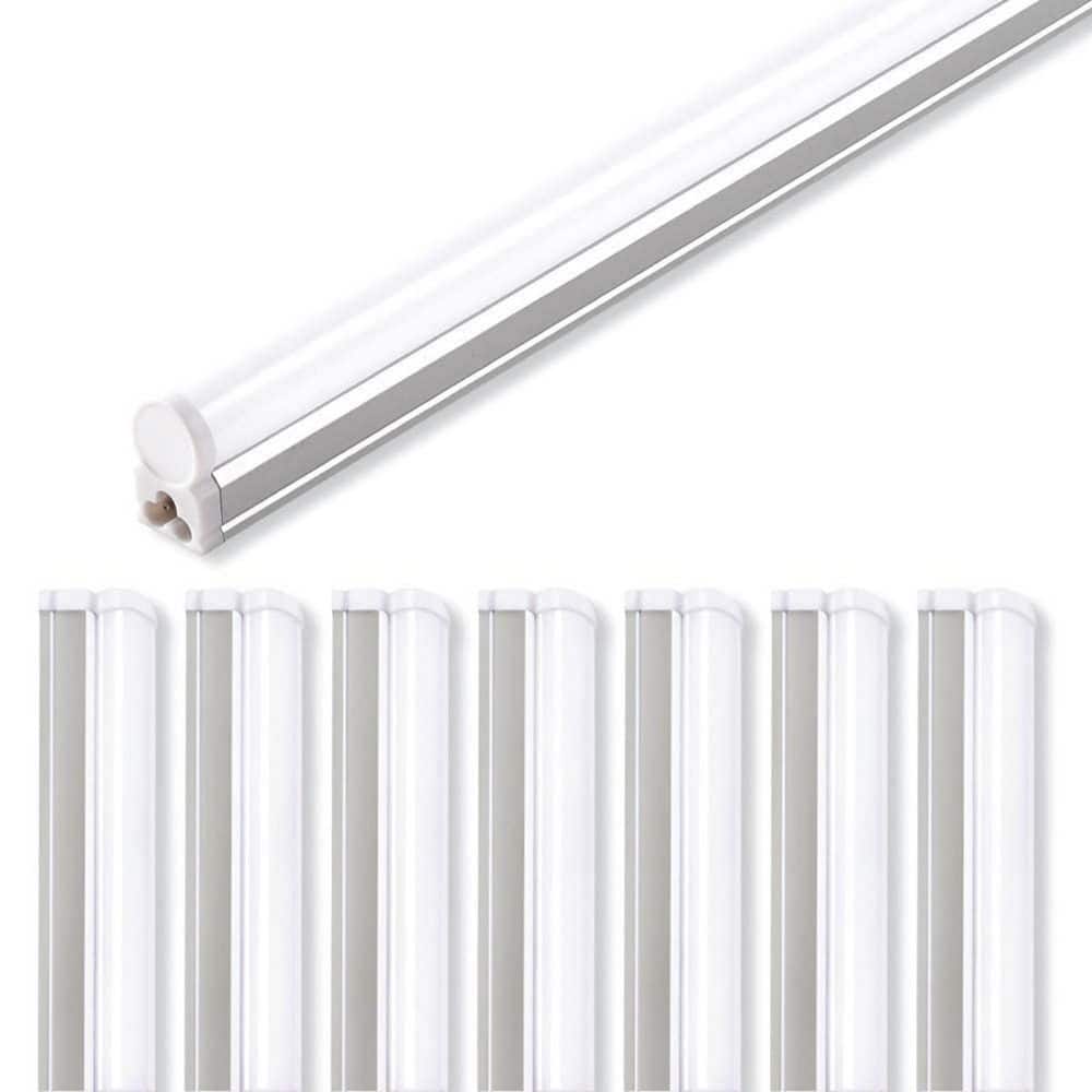 4 ft. 20-Watt, 2200lm, 6500K T5 LED Super Bright White Shop Lights, Corded Electric with ON/Off Switch (8 Pack) price history on PriceWatchPro