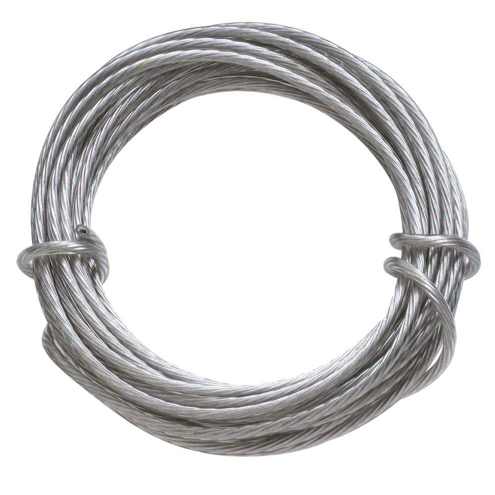  Vinyl Coated Picture Hanging Wire #6 50-Feet Braided Picture  Wire Heavy,Supports up to 60lbs for Photo Frame Picture,Artwork,Mirror  Hanging(2mm x 15 Meters) : Tools & Home Improvement