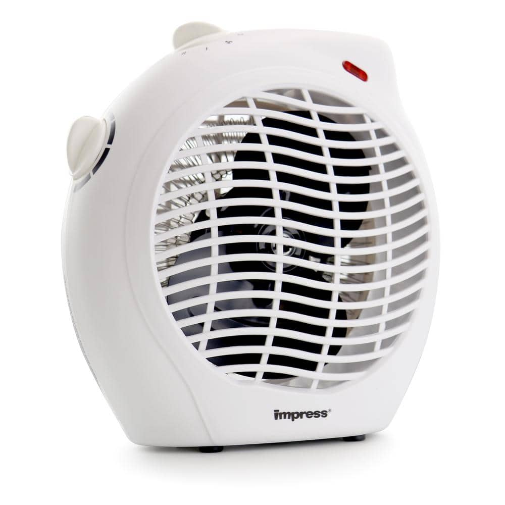 Impress Dual Setting Btu Electric Fan Heater With Adjustable