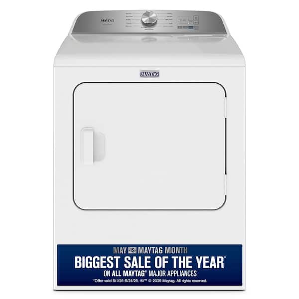 Maytag 7.0 cu. ft. Vented Pet Pro Gas Dryer in White