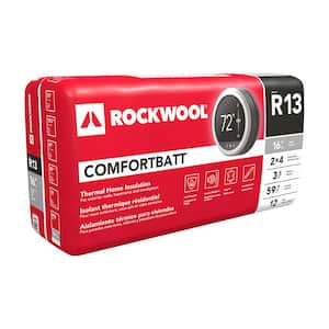 ComfortBatt 3-1/2 in. x 15.25 in. x 47 in. R-13 Stone Wool Insulation (12-Pieces per pack)