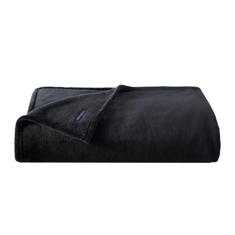 Twin Black Ultra Soft Fleece Blanket