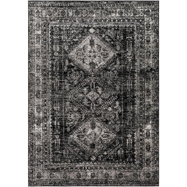Livabliss Havana Gray 5 ft. x 7 ft. Diamond Indoor Area Rug