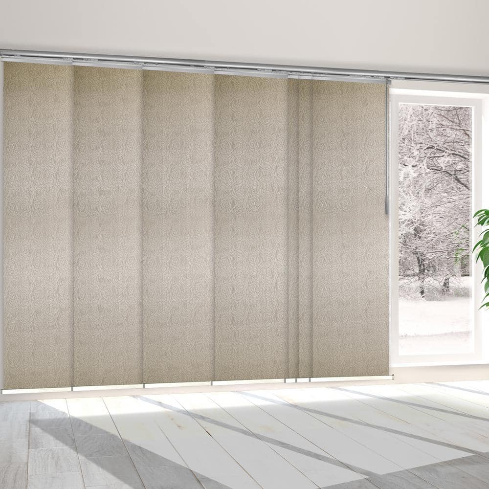 Azalea 110 in. - 153 in. W x 94 in. L Adjustable 7- Panel White Single Rail Panel Track with 23.5 in. Slates price history on PriceWatchPro
