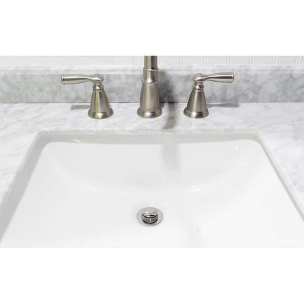 Everbilt Form N Fit 1 4 In Plastic Sink Drain Pop Up Assembly Chrome C3522215 - What Is French For Bathroom Sink Drain