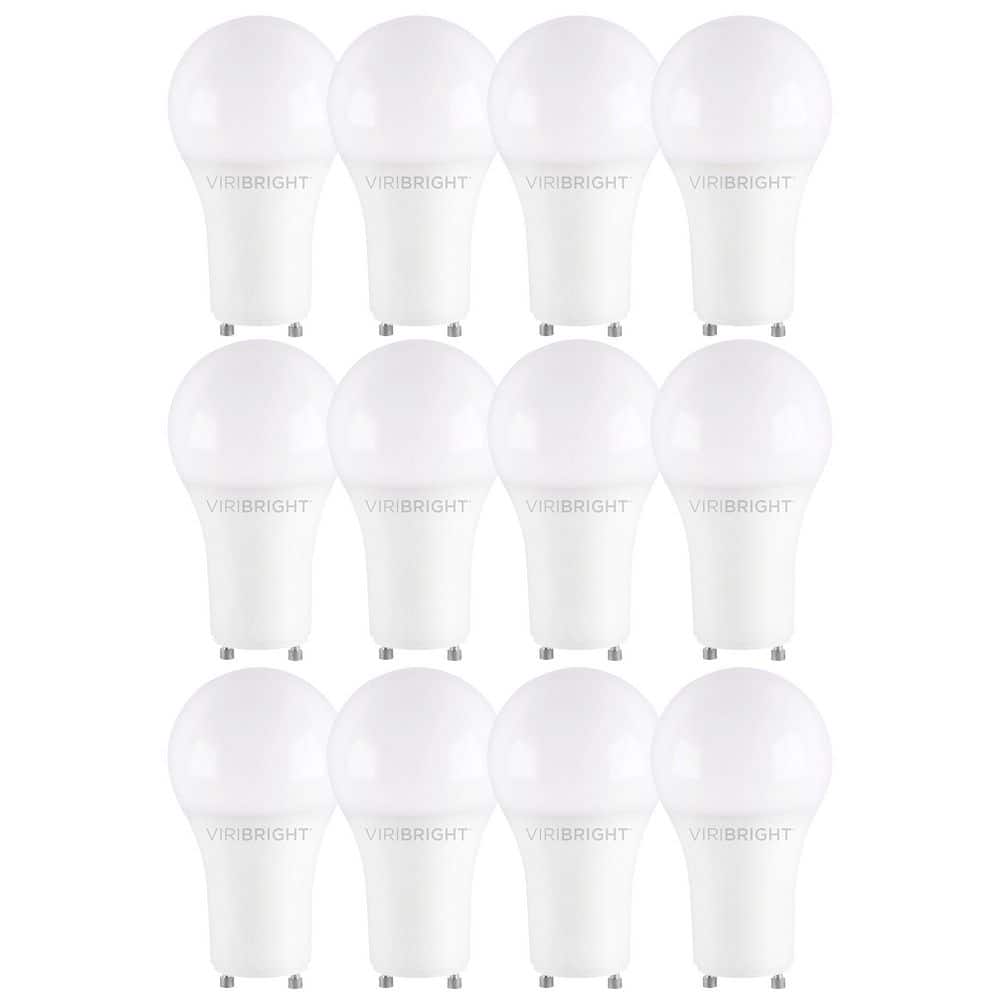 60-Watt Equivalent A19 LED Light Bulb, GU24 Base, Non-Dimmable, 6500K Daylight, A19 Shape (12-Pack) price history on PriceWatchPro