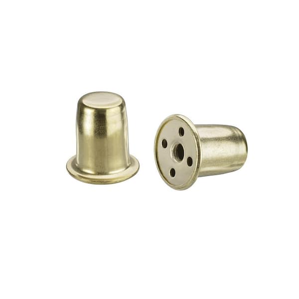 1 in. Polished Brass Lamp Finial (2-Pack)