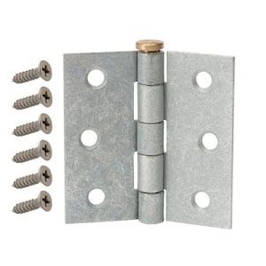 2-1/2 in. Galvanized Broad Utility Hinge