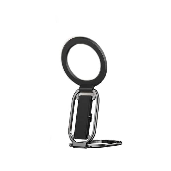 OBJLGEV MagSafe Compatible Phone Grip Kickstand Finger Loop Holder Strap for iPhone 16/15/14/13/12 Series 4-in-1 Functionality