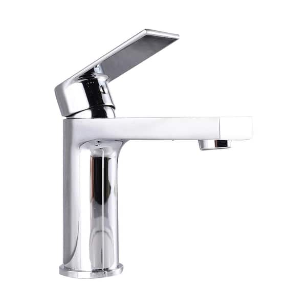 Unbranded Single Hole Single-Handle Bathroom Faucet in Chrome Finish