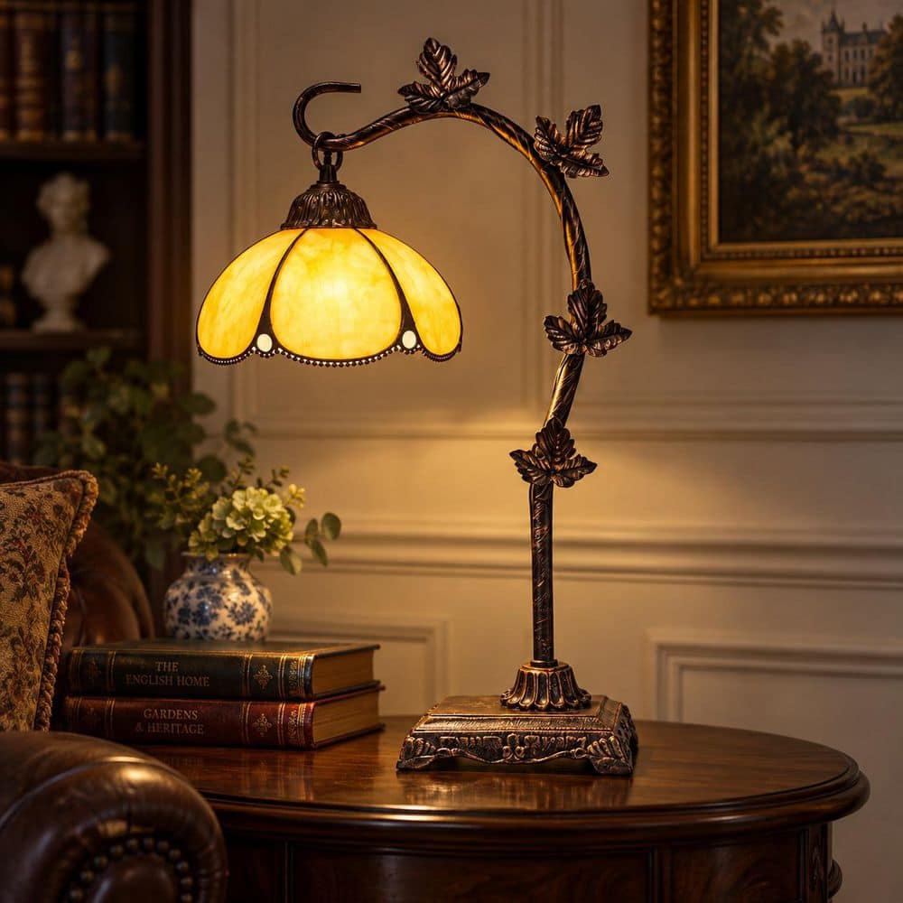 Brady TIFFANY&Co. 2点 セット Lasaideal 8 in. W x 22 in. H Antique Bronze Finish Tiffany-Style
