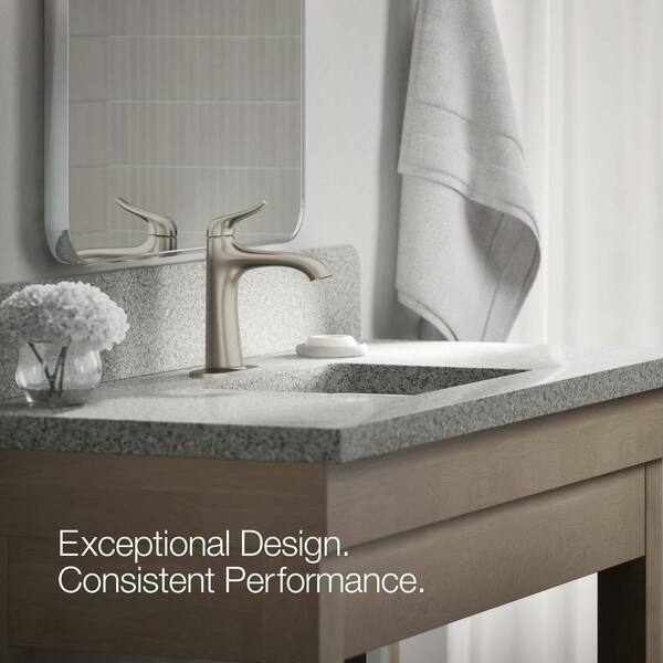 Kohler Artefakte Waschbecken-Griffe – Hebelgriffe, Vibrant Brushed Nickel | Für Separate Warm/Kalt-Regulierung