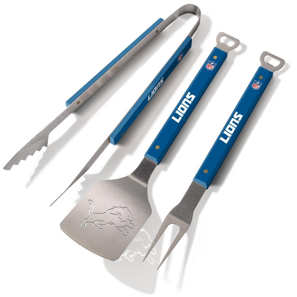 YouTheFan NFL Detroit Lions Spirit Series 3-Piece BBQ Set 9026952