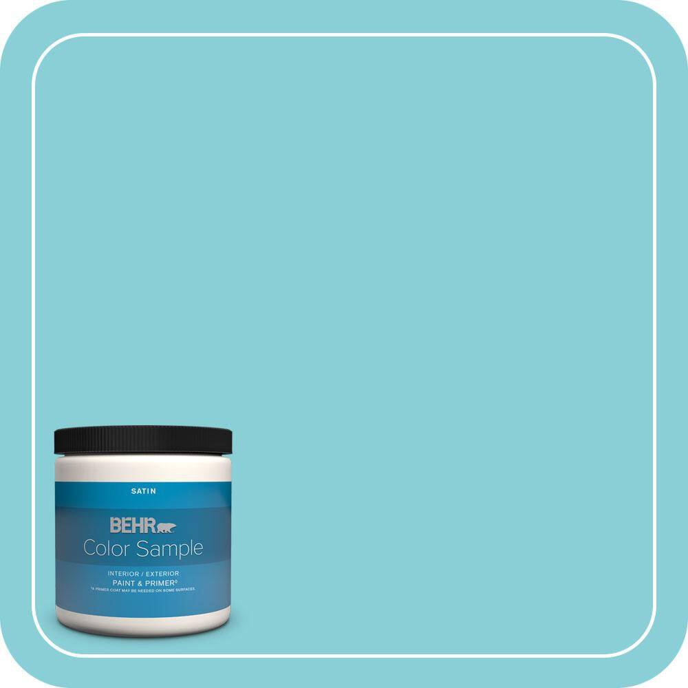 8 oz. Home Decorators Collection #HDC-MD-14 Sky Watch Satin Enamel Interior/Exterior Paint & Primer Color Sample price history on PriceWatchPro