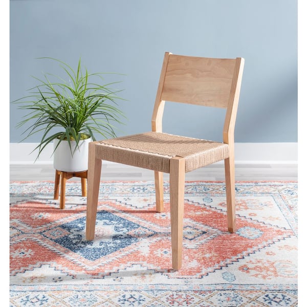 Marlene Natural Rope Dining Side Chairs Set of 2