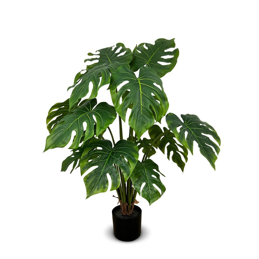 Botanical 3.9 ft. Artificial Split Philo in Pot