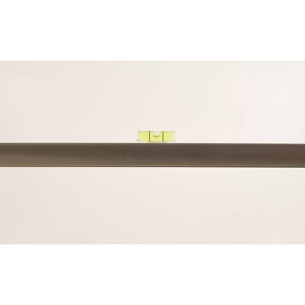 Towel Bar with Press and Mark in Matte Black MOEN Hensley 18 in