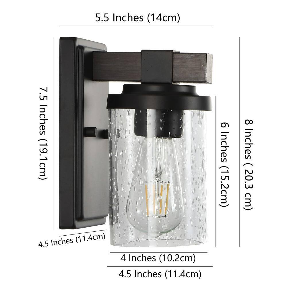 Bungalow Oil-Rubbed Bronze Cylinder LED Vanity Light
