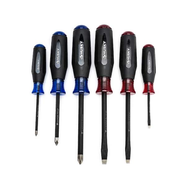 Husky Diamond Tip Magnetic Screwdriver Set (6-Piece) Husky Diamond Tip Magnetic Screwdriver Set (6-Piece)