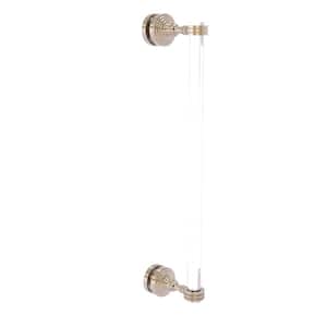 Pacific Grove Collection 18 Inch Single Side Shower Door Pull with Dotted Accents in Antique Pewter
