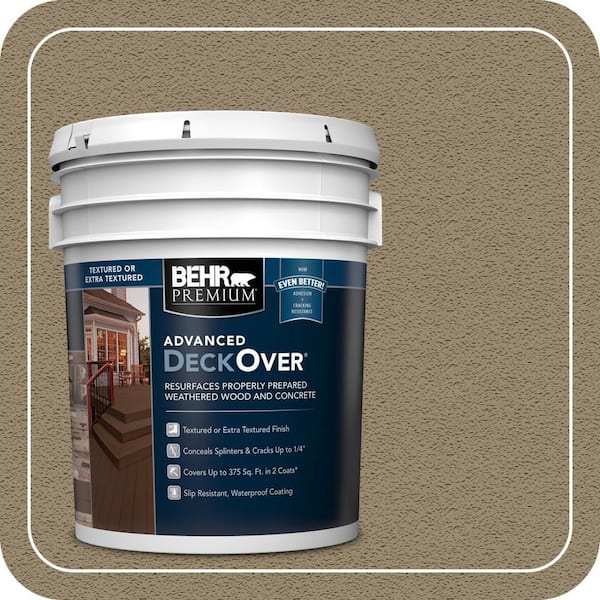5 gal. #SC-151 Sage Textured Solid Color Exterior Wood and Concrete Coating