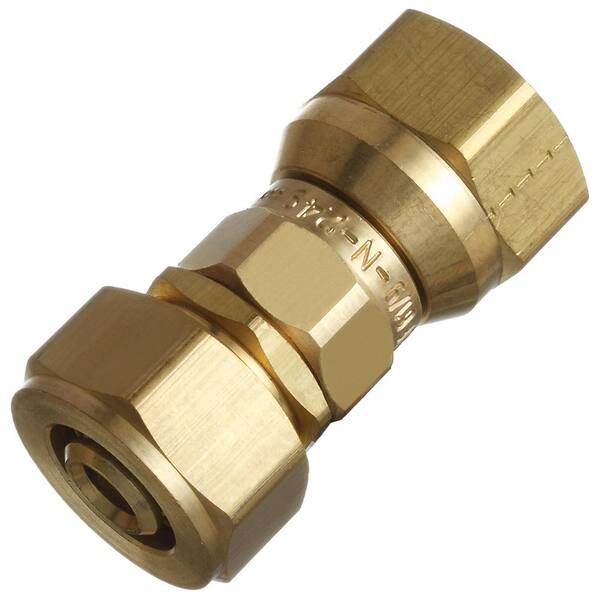 Kitec Transition Fitting 1/2 in. PEXALPEX Comp x 1/2 in. FIP Coupling