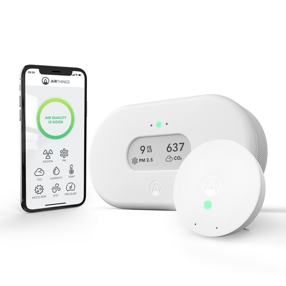 Airthings View Plus Battery Operated Complete Smart Indoor Air