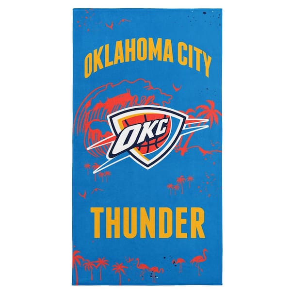 THE NORTHWEST GROUP NBA Thunder Tide Cotton/Polyester Blend Graphic Multicolor Printed Beach Towel