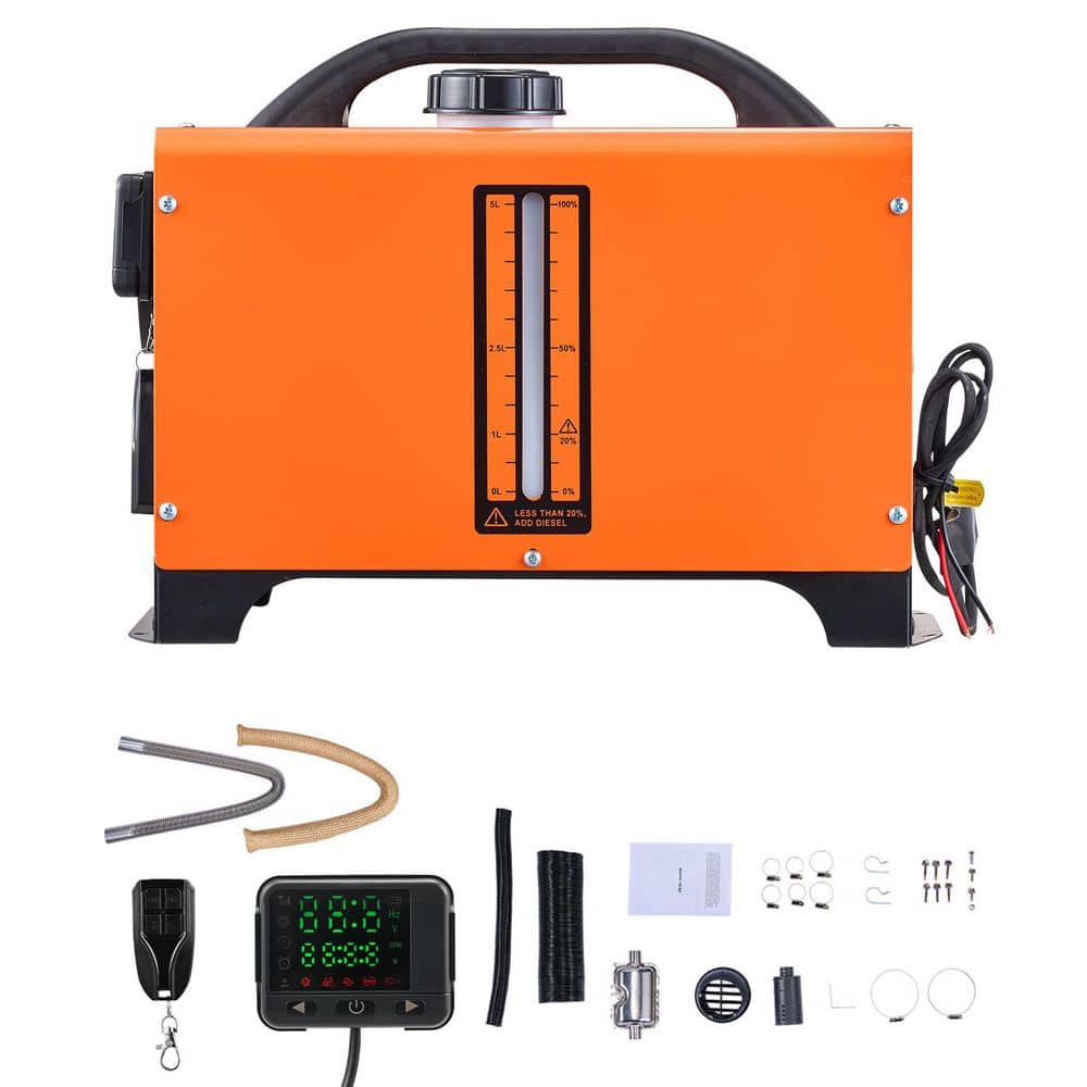 27300 BTU Orange Diesel Compact Forced Air Diesel Portable Corded Space Heater with Adjustable Thermostat 2025 Update price history on PriceWatchPro