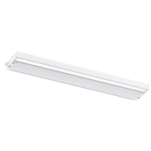 6U Series 22 in. LED Textured White Under Cabinet Light