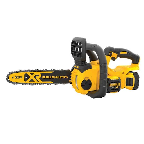 DEWALT 20V MAX 12in. Brushless Cordless Battery Powered Chainsaw Kit with (1) 5 Ah Battery & Charger