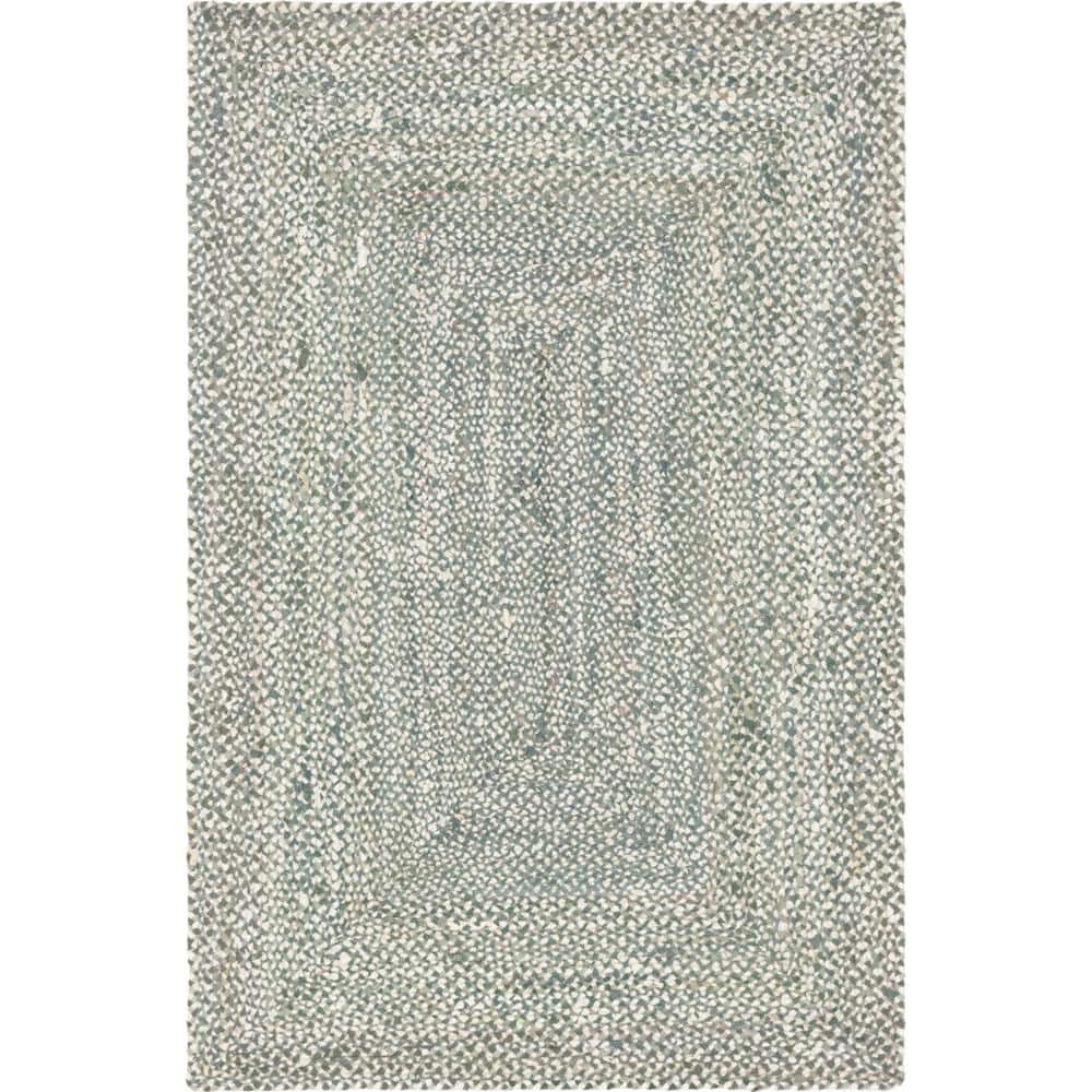 Braided Chindi Gray 6 ft. x 9 ft. Area Rug price history on PriceWatchPro