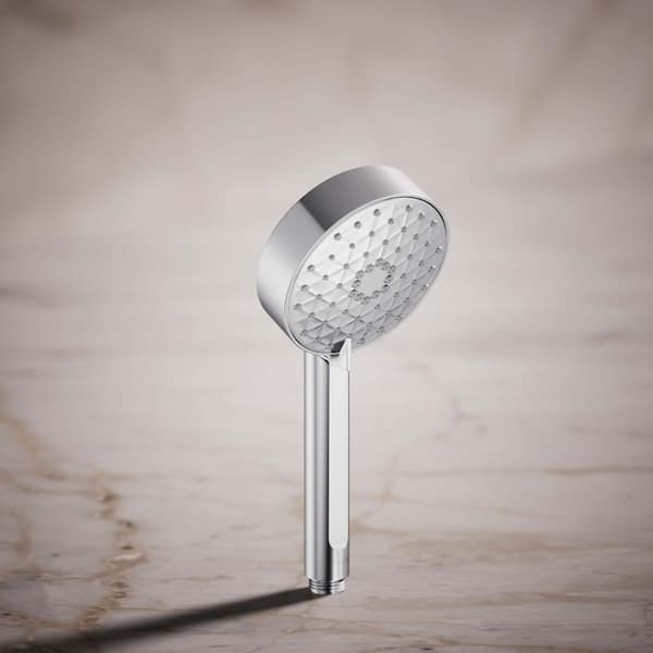 Awaken G110 3-Spray Wall Mount Handheld Shower Head with 2.5 GPM in Polished Chrome