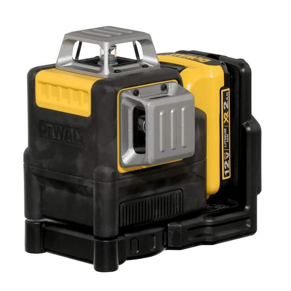 Primitief Vooruitzien Gemengd DEWALT 12V MAX Lithium-Ion 165 ft. Green Self-Leveling 2 X 360 Degree Line  Laser with Battery 2Ah, Charger, & TSTAK Case DW0811LG - The Home Depot