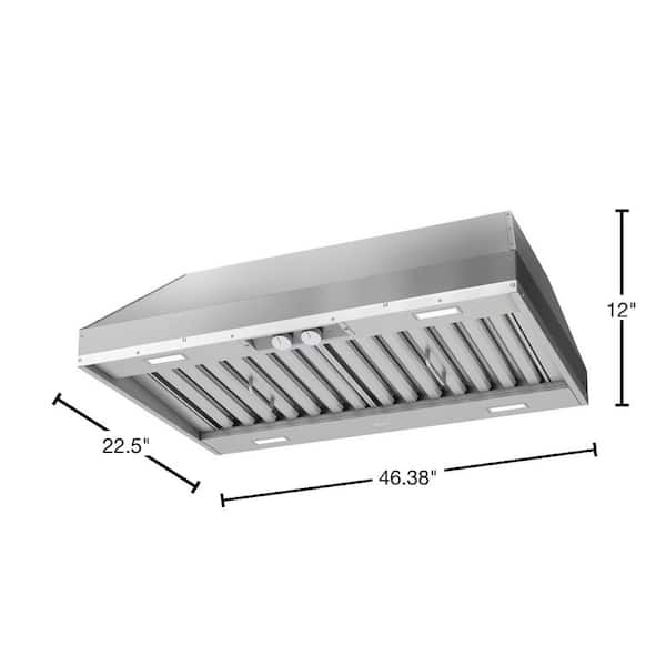 Zephyr Spruce 48 in. 1200 CFM Insert Mount with LED Light