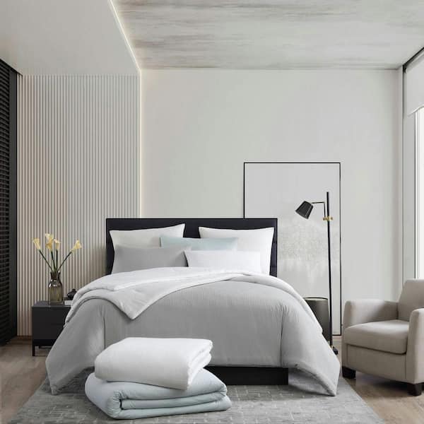 Waffle Pique Cotton Comforter Set