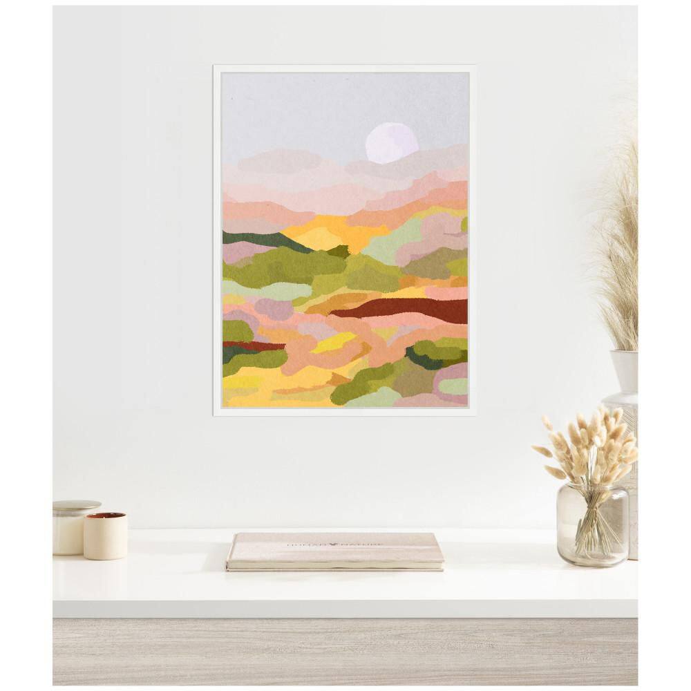 "Sylvie ""Beautiful Landscape"" by July Art Prints White Framed Art Print 18 in. x 24 in." price history on PriceWatchPro
