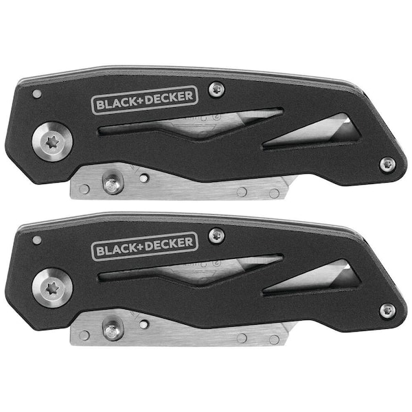 Black+decker Bdht10002 Folding Utility Knife with Blade Storage