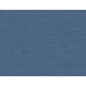 Modern Fabric Texture Blue Paper Non-Pasted Strippable Wallpaper Roll (Cover 60.75 sq. ft.)