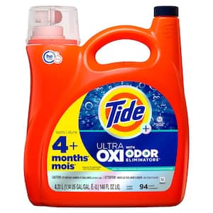 146 fl. oz. Odor Eliminators Ultra Oxi Liquid Laundry Detergent (94-Loads)