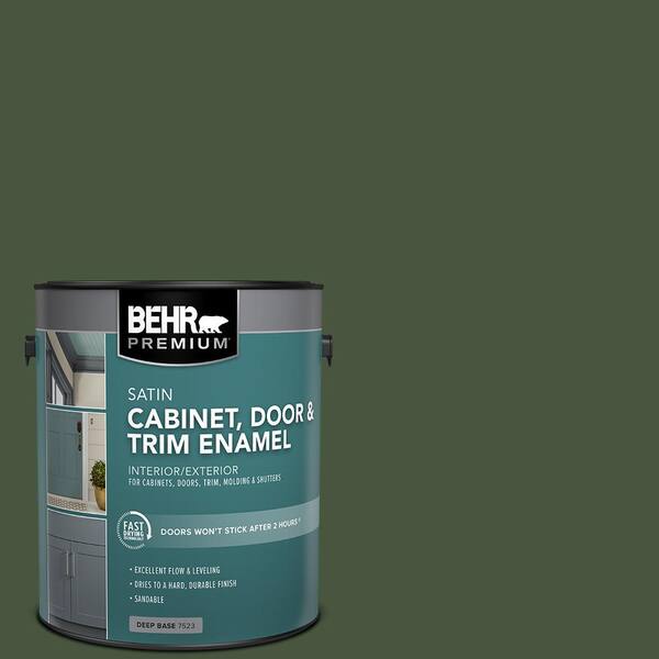 BEHR PREMIUM 1 gal. #MQ6-49 Chard Satin Enamel Interior/Exterior Cabinet, Door & Trim Paint