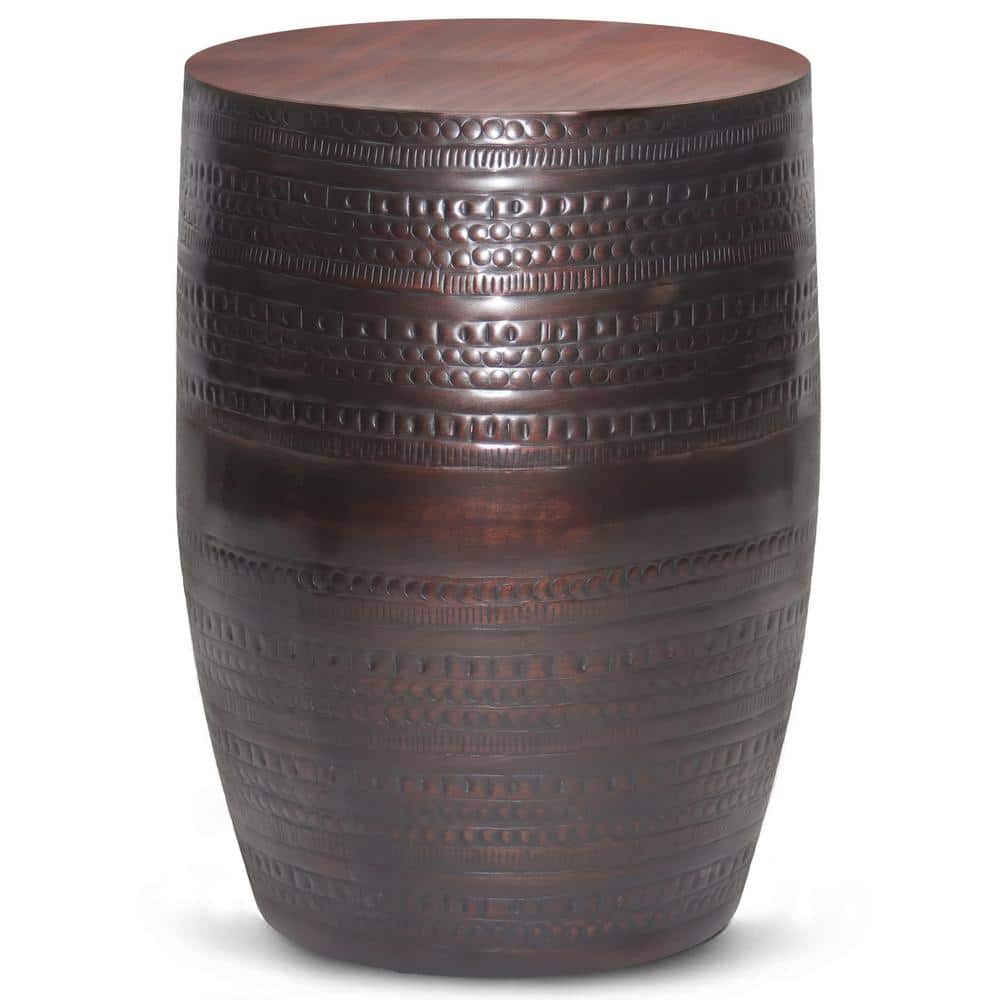 Johnsen 15" Wide Oil Rubbed Bronze Metal Accent Side Table