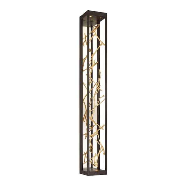 Eurofase Aerie 48 in. Bronze/Gold Integrated LED Sconce