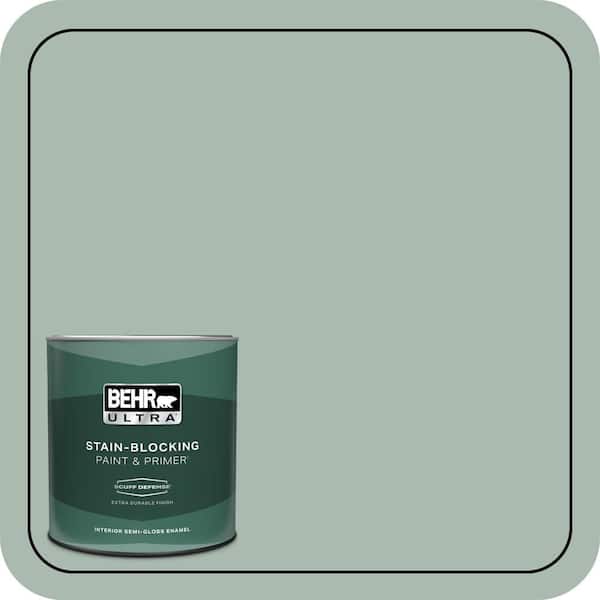 BEHR ULTRA 1 qt. #PPU11-14 Zen Extra Durable Semi-Gloss Enamel Interior Paint & Primer