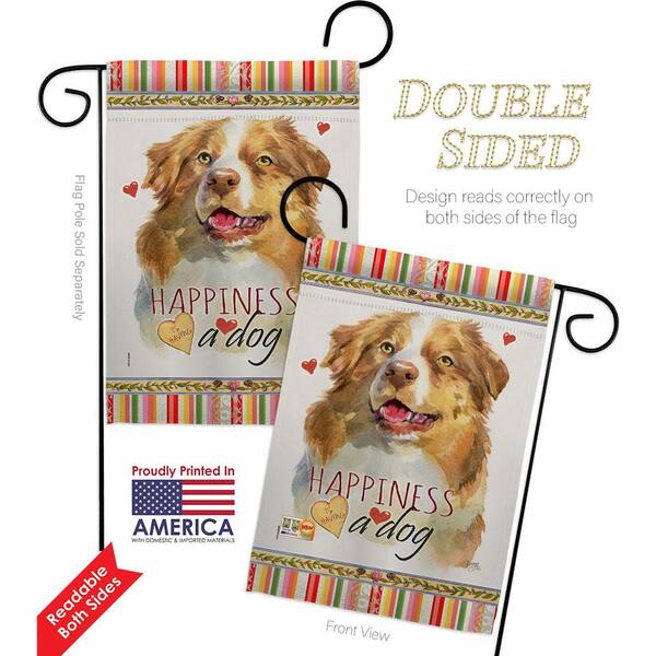 Winter Wonder Lane Golden Holiday Green, Red & Yellow Golden Retriever  Cushioned Doormat